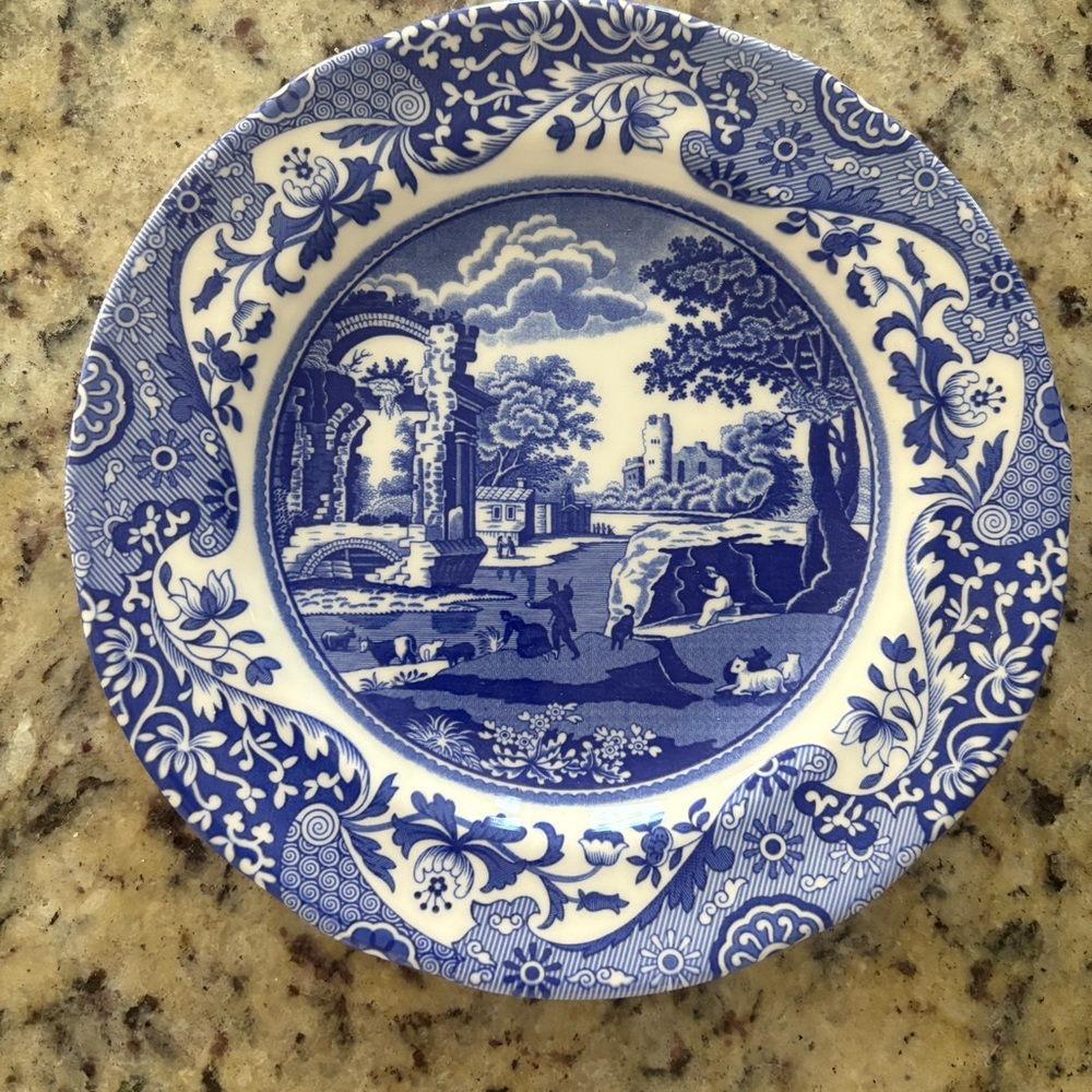 Spode Blue and White 20cm 7.5” Plate - Picture 2 of 6